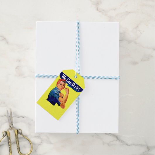 We kunnen het doen cadeaulabel (Met Touw)