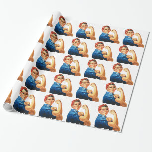 We kunnen het doen door de riveter vrouwen kracht  cadeaupapier