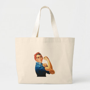We kunnen het doen door de riveter vrouwen kracht  grote tote bag