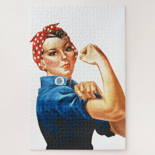 We kunnen het doen door de riveter vrouwen kracht legpuzzel