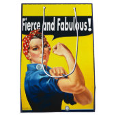 We kunnen het doen Fierce en Fabulous Rosie de Riv Medium Cadeauzakje (Achterkant)