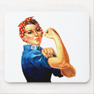 We kunnen het doen met de Riveter WII Propaganda Muismat