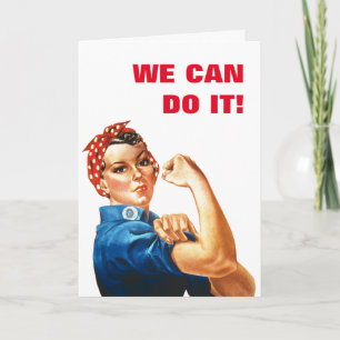 We kunnen het doen met de riveter Women Power Clas Kaart