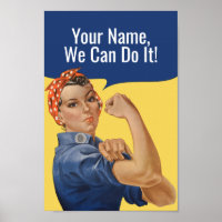 We kunnen het doen op Custom Rosie The Riveter Fem