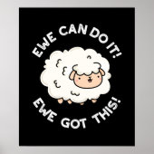 We kunnen het doen, we hebben een grappige schaap  poster (Voorkant)