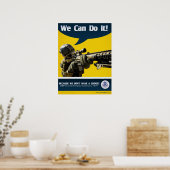 We kunnen het doen - Zombie Poster (Keuken)