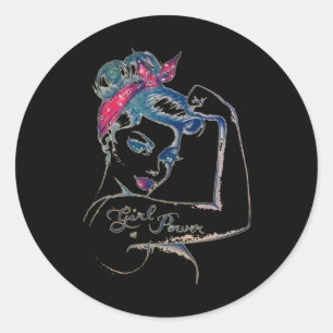 We kunnen het genezen Rosie Riveter borstkanker me Ronde Sticker