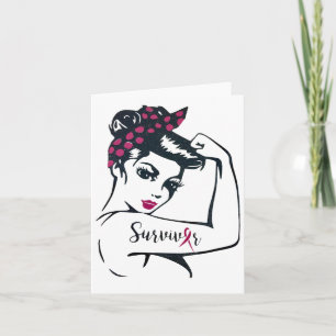 We kunnen het genezen Rosie Riveter borstkanker ov Kaart