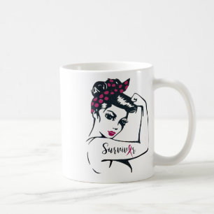 We kunnen het genezen Rosie Riveter borstkanker ov Koffiemok