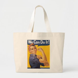 We kunnen het! grote tote bag