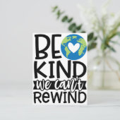 We kunnen het hart van de Aarde niet terugwinden Briefkaart (Staand voorkant)