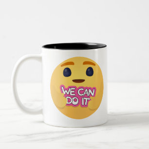 We kunnen het om mojas doen tweekleurige koffiemok