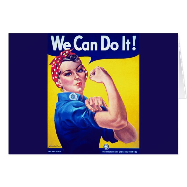 We kunnen het rosie de Riveter (Voorkant Horizontaal)