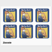 We kunnen het! Rosie de Riveter 2020 Vierkante Sticker (Vel)