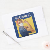 We kunnen het! Rosie de Riveter 2020 Vierkante Sticker (Envelop)