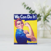 We kunnen het rosie de Riveter Briefkaart (Staand voorkant)