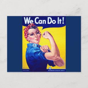 We kunnen het rosie de Riveter Briefkaart