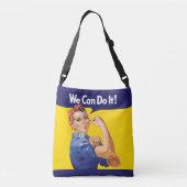We kunnen het! Rosie de Riveter Crossbody Tas (Achterkant)