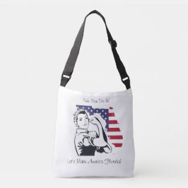 We kunnen het! Rosie De Riveter Crossbody Tas