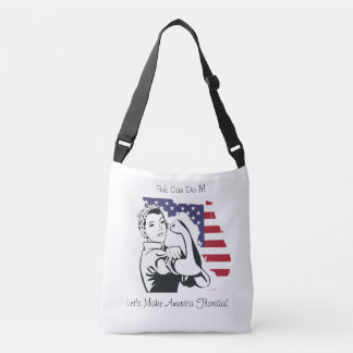 We kunnen het! Rosie De Riveter Crossbody Tas