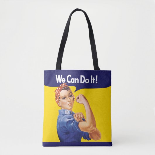 We kunnen het! Rosie de Riveter Draagtas (Voorkant)