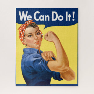 We kunnen het! Rosie de Riveter Legpuzzel