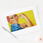 We kunnen het rosie de Riveter Rechthoekige Sticker (Envelop)