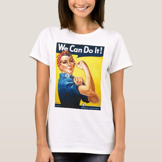 We kunnen het rosie de Riveter T-shirt (Voorkant)
