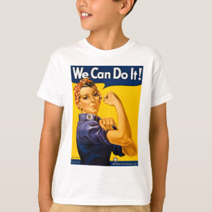We kunnen het! Rosie de Riveter WW2 T-shirt