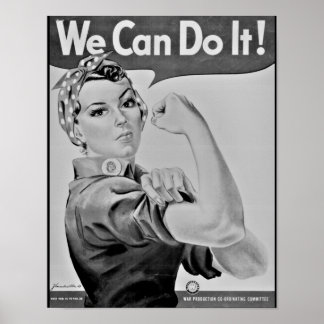 "We kunnen het!" Rosie het Poster Riveter WWII
