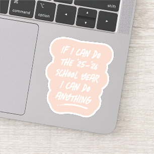 We kunnen iets grappigs doen, inspirerend 2021 blu sticker