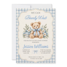 We kunnen nauwelijks wachten Baby Shower