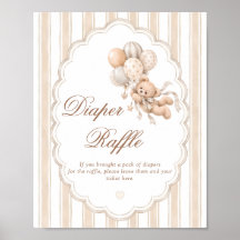 We kunnen nauwelijks wachten Baby Shower Luier Raf