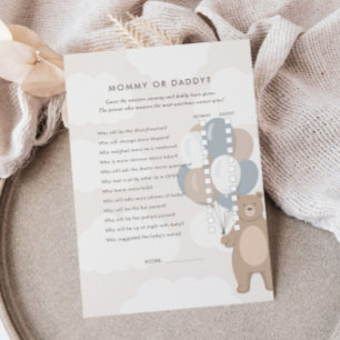 We kunnen nauwelijks wachten   Neutraal Mama of Pa Informatiekaartje