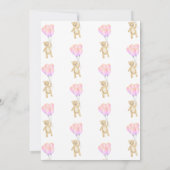 We kunnen nauwelijks wachten op het Baby shower va Kaart (Achterkant)