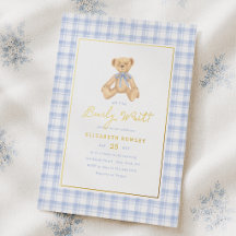 We kunnen nauwelijks wachten Vintage teddybeer bab