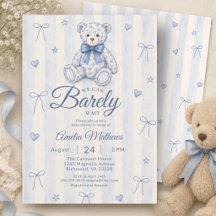 We kunnen nauwelijks wachten waterverf baby shower