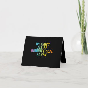 We Kunnen Niet Allen Neurotypisch Zijn Karen Grapp Bedankkaart