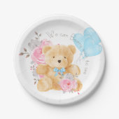 we kunnen nog lang wachten op Genderonthulling Papieren Bordje (Voorkant)