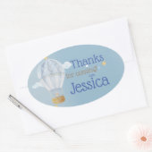 We kunnen snel ovaal wachten, dank u Sticker (Envelop)