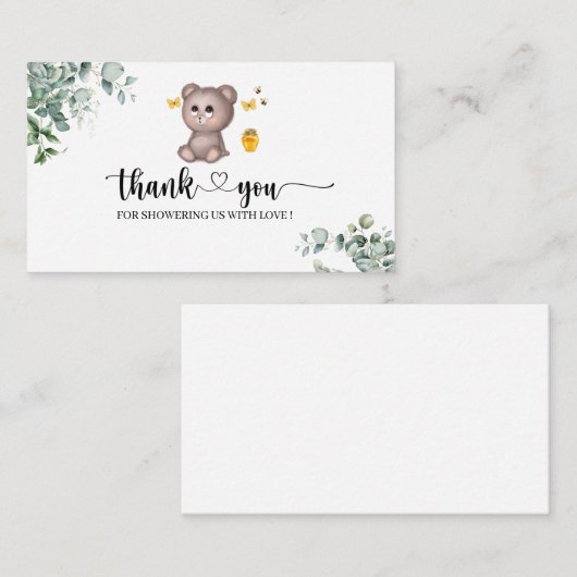 We kunnen snel wachten, dank je informatiekaartje (Voorkant / Achterkant)