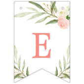 We kunnen snel wachten op roze groen baby shower vlaggetjes (Tweede vlag)