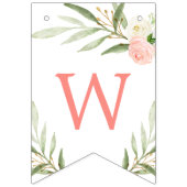 We kunnen snel wachten op roze groen baby shower vlaggetjes (Eerste vlag)