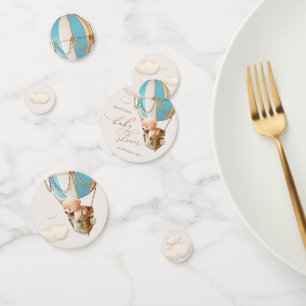 We kunnen wachten. Baby shower Confetti