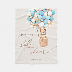 We kunnen wachten. Baby shower Fleece Blanket