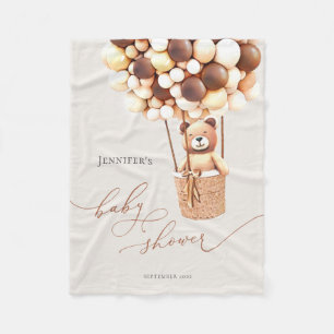 We kunnen wachten. Baby shower Fleece Blanket Deken