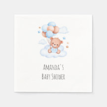 We kunnen wachten. Baby shower Napkins