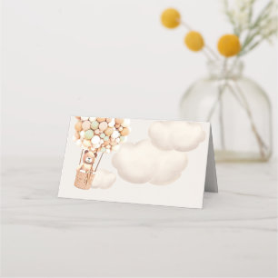 We kunnen wachten. Baby shower Place Card