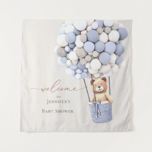 We kunnen wachten. Baby shower Wandkleed