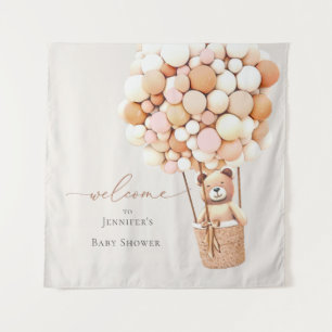 We kunnen wachten. Baby shower Wandkleed